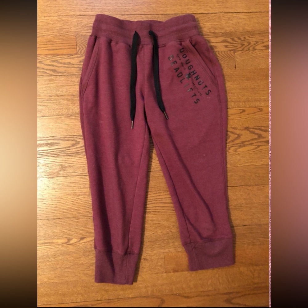 Doughnuts and deadlifts joggers, XS